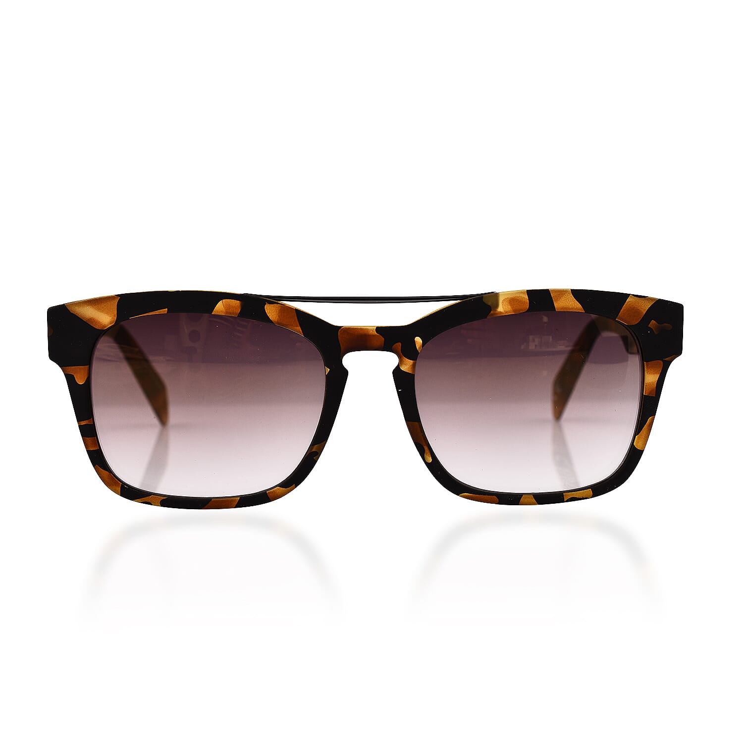 Italia Independent Sunglasses in Brown and Gold Colour