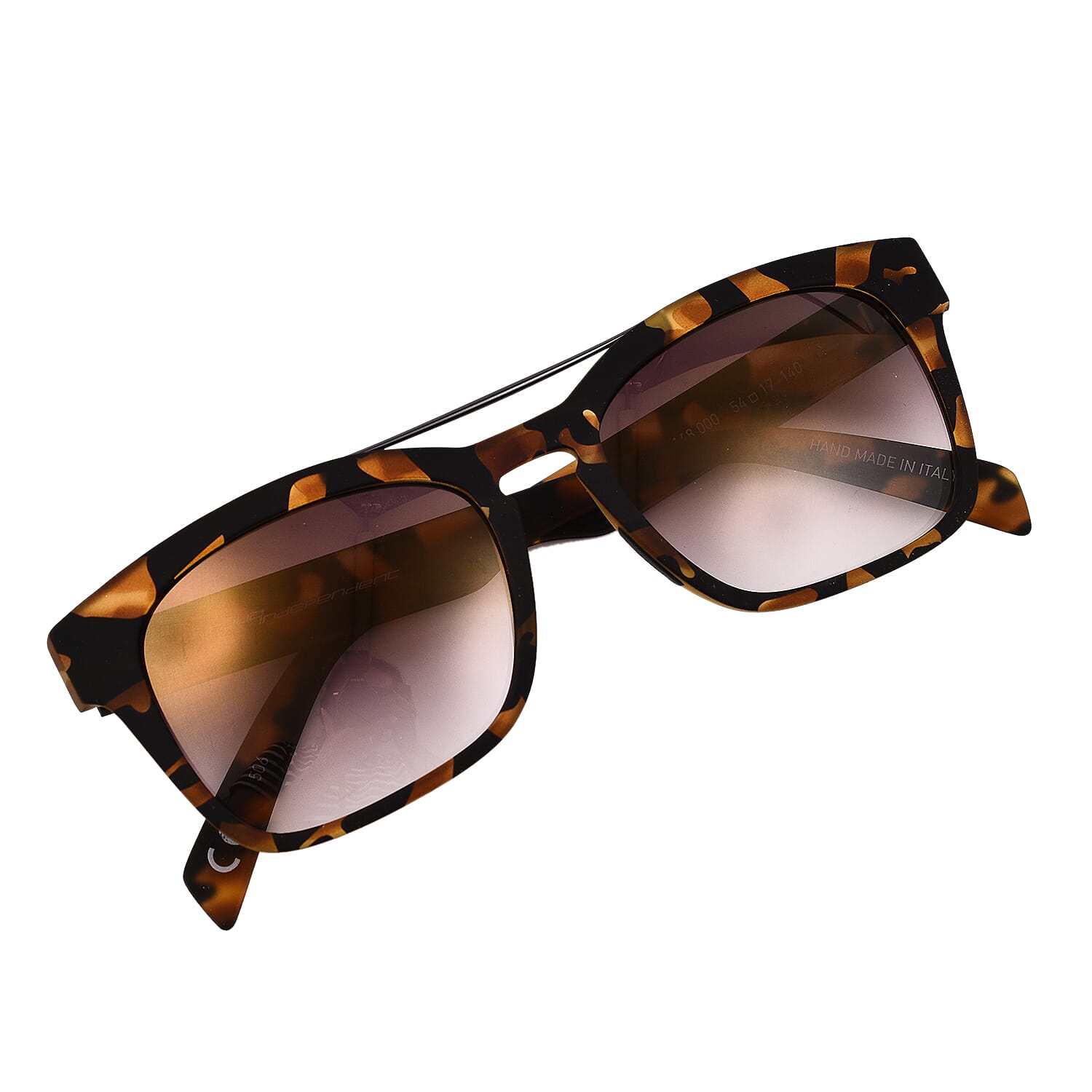 Italia Independent Sunglasses in Brown and Gold Colour