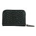 Closeout Deal Genuine Leather Snake Skin Pattern Wallet - Black