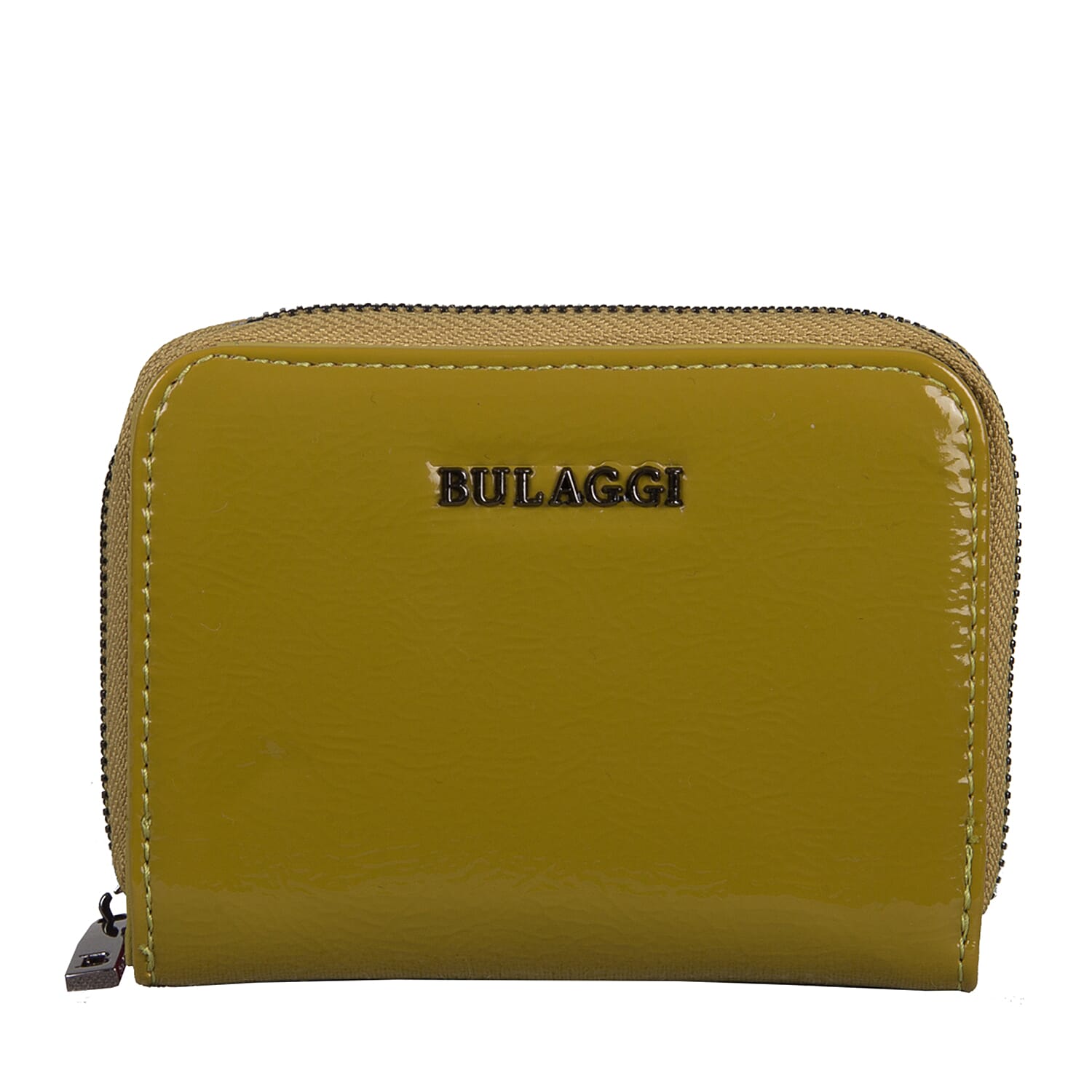 Bulaggi Collection - Acacia Small Wallet with Zipper Closure (Size 12x9x2 cm) - Lime