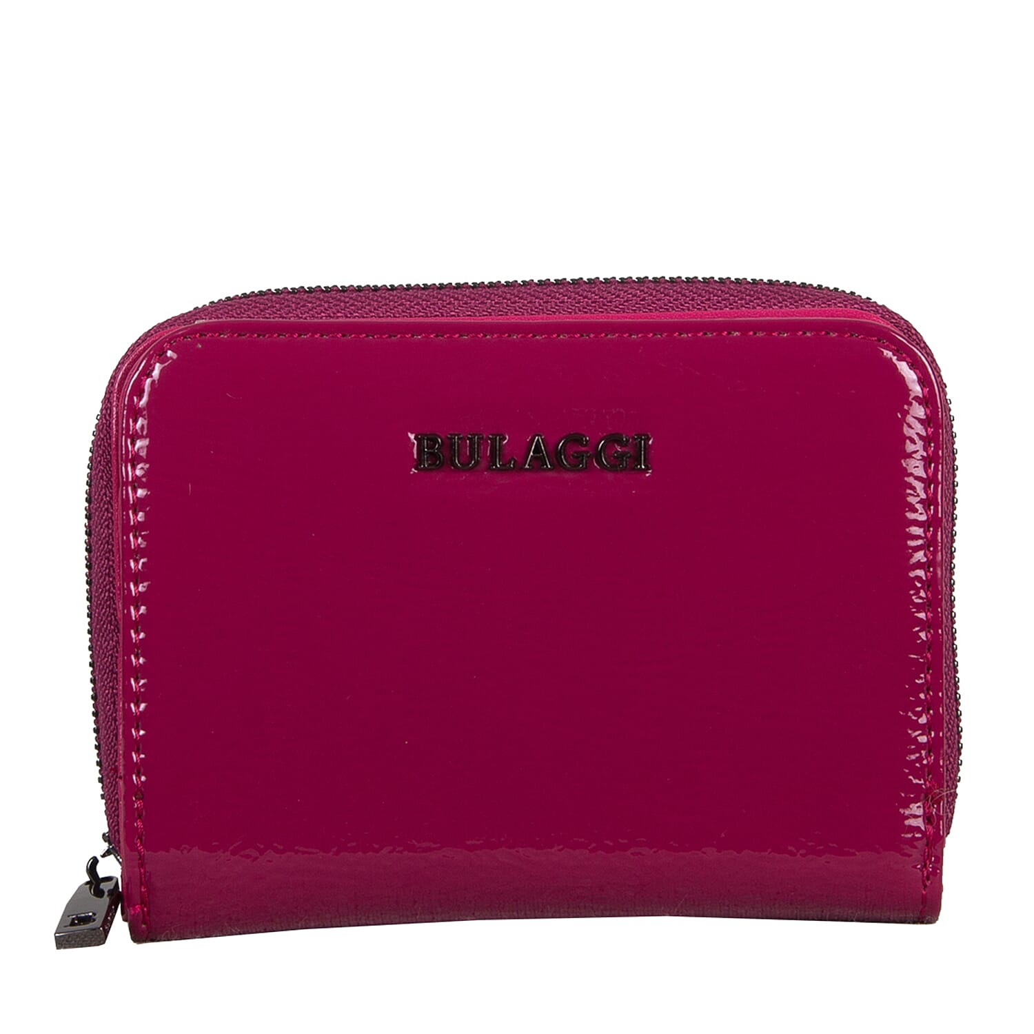 Bulaggi Collection - Acacia Small Wallet with Zipper Closure (Size 12x09x02 cm) - Fuchsia