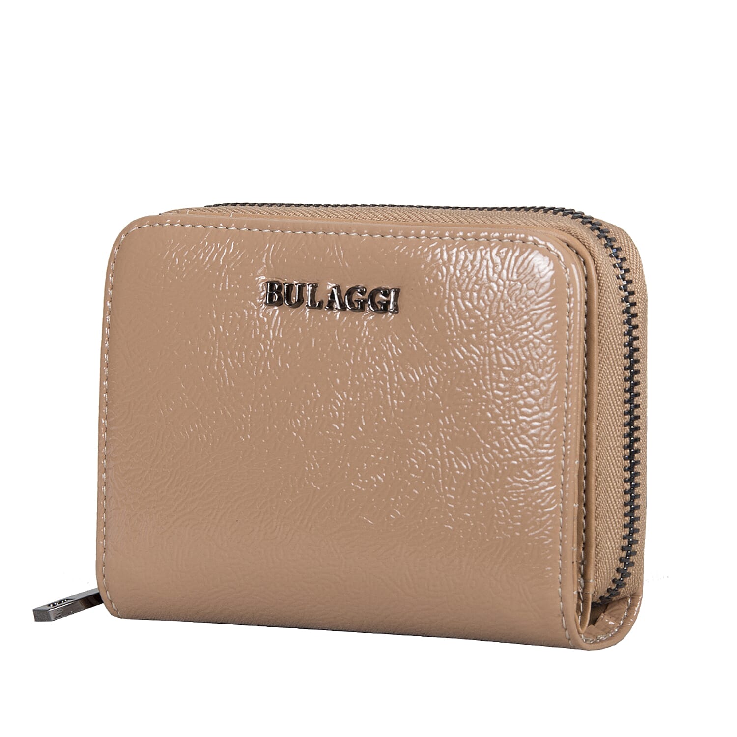 Bulaggi Collection - Acacia Small Wallet with Zipper Closure (Size 12x09x02 cm) - Taupe