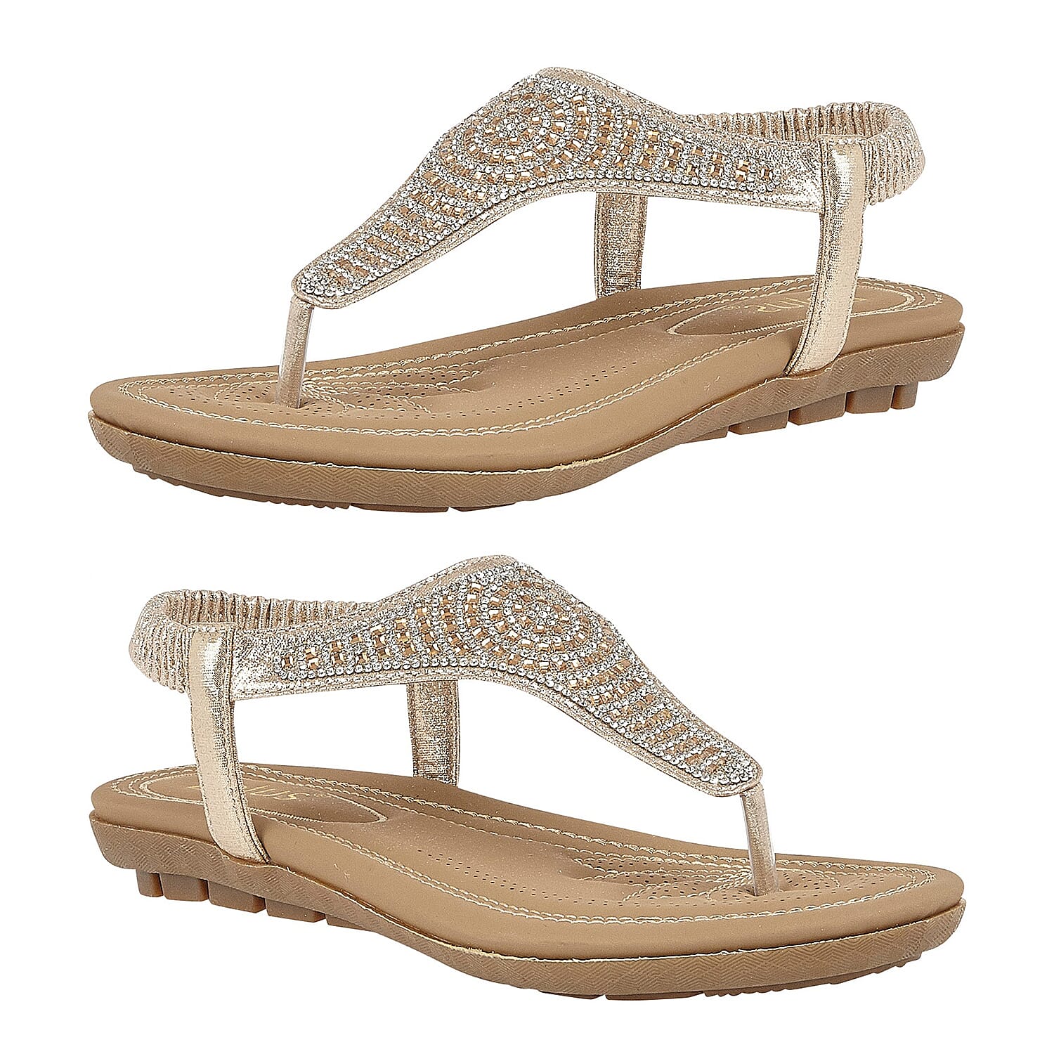 Lotus Orla Flat Toe Post Sandals