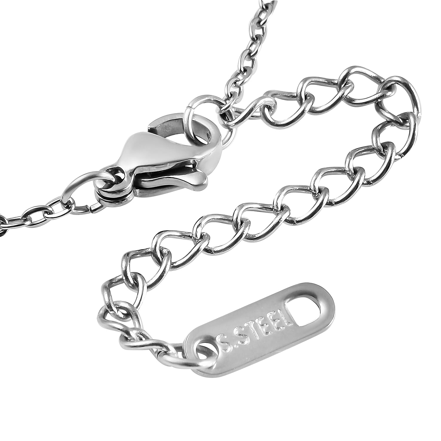 Bracelet (Size - 6.5 With 2 Inch Extender) in Silver Tone