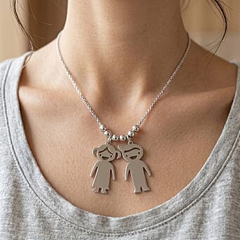 https://tjcuk.sirv.com/Products/63/3/6339667/Boy-Girl-Design-Necklace-Size-20-in-Silver-Tone_6339667_1.jpg?w=342&h=342