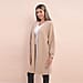 LA MAREY Sweater Cardigan - Beige