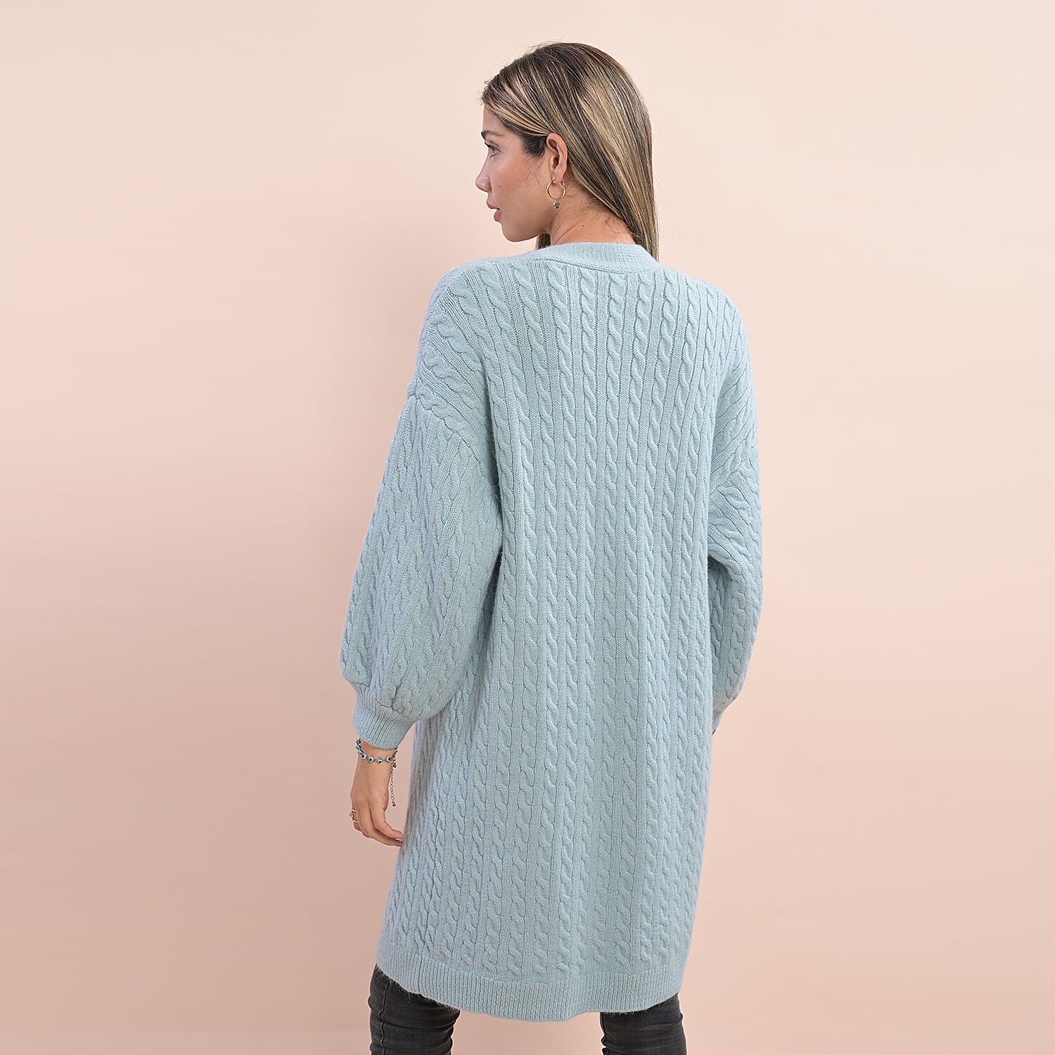LA MAREY Cardigan (Size 8-20 ) - Pastel Blue
