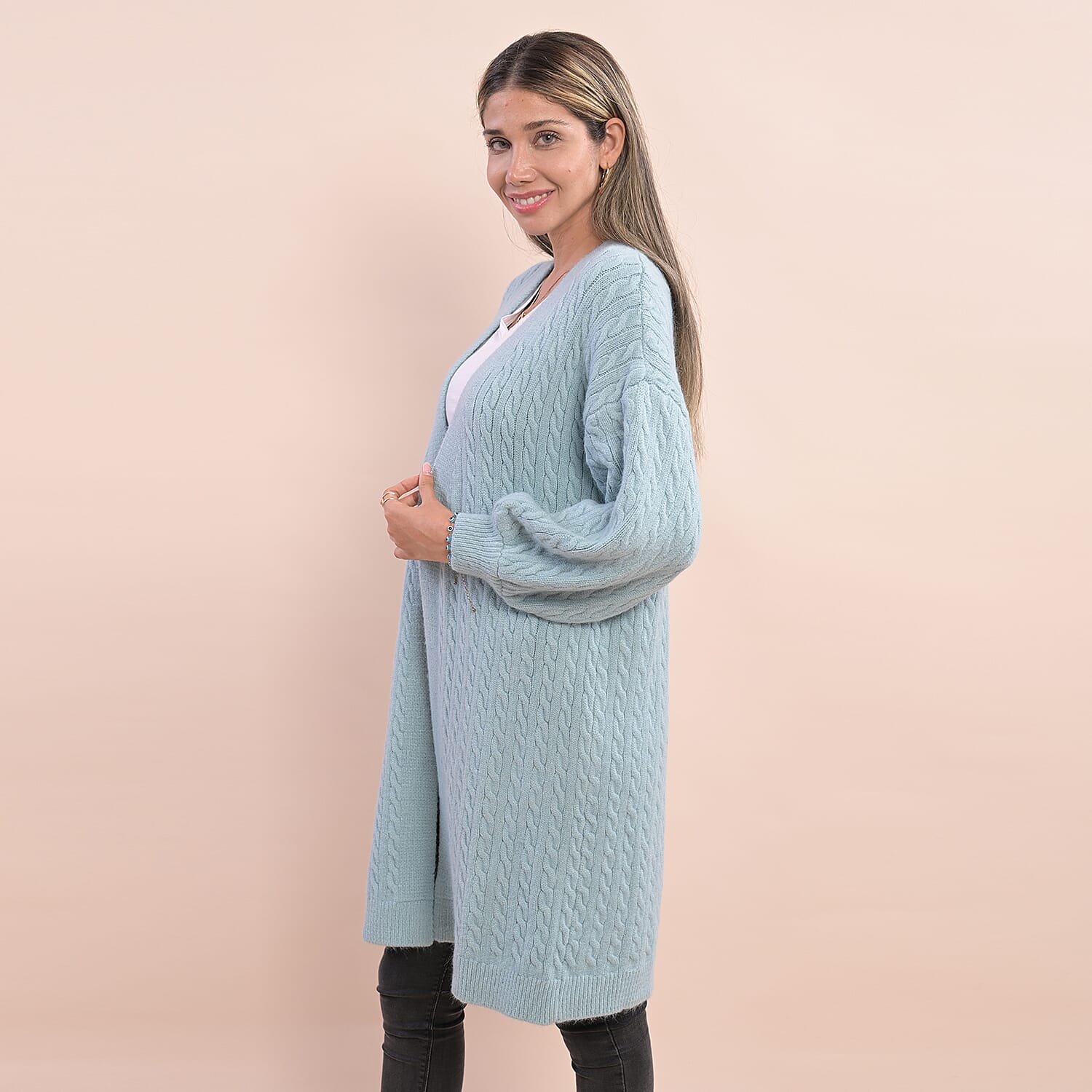 LA MAREY Cardigan (Size 8-20 ) - Pastel Blue