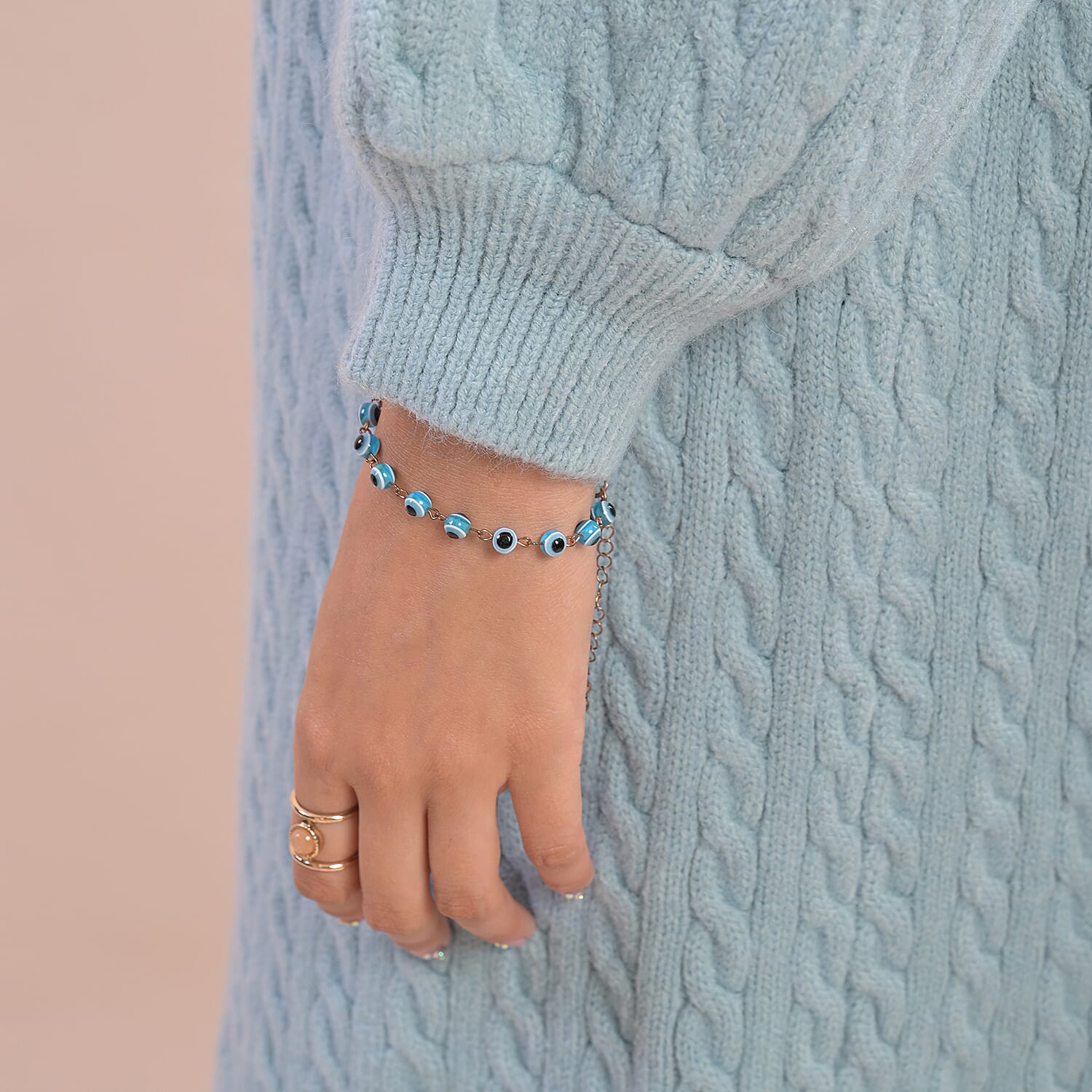 LA MAREY Cardigan (Size 8-20 ) - Pastel Blue