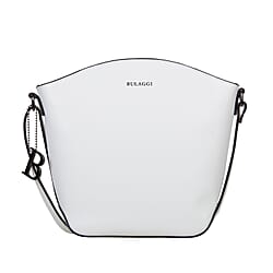 Bulaggi Collection - Kayla Bucket Crossbody Bag (Size 18x24x09 cm) - White