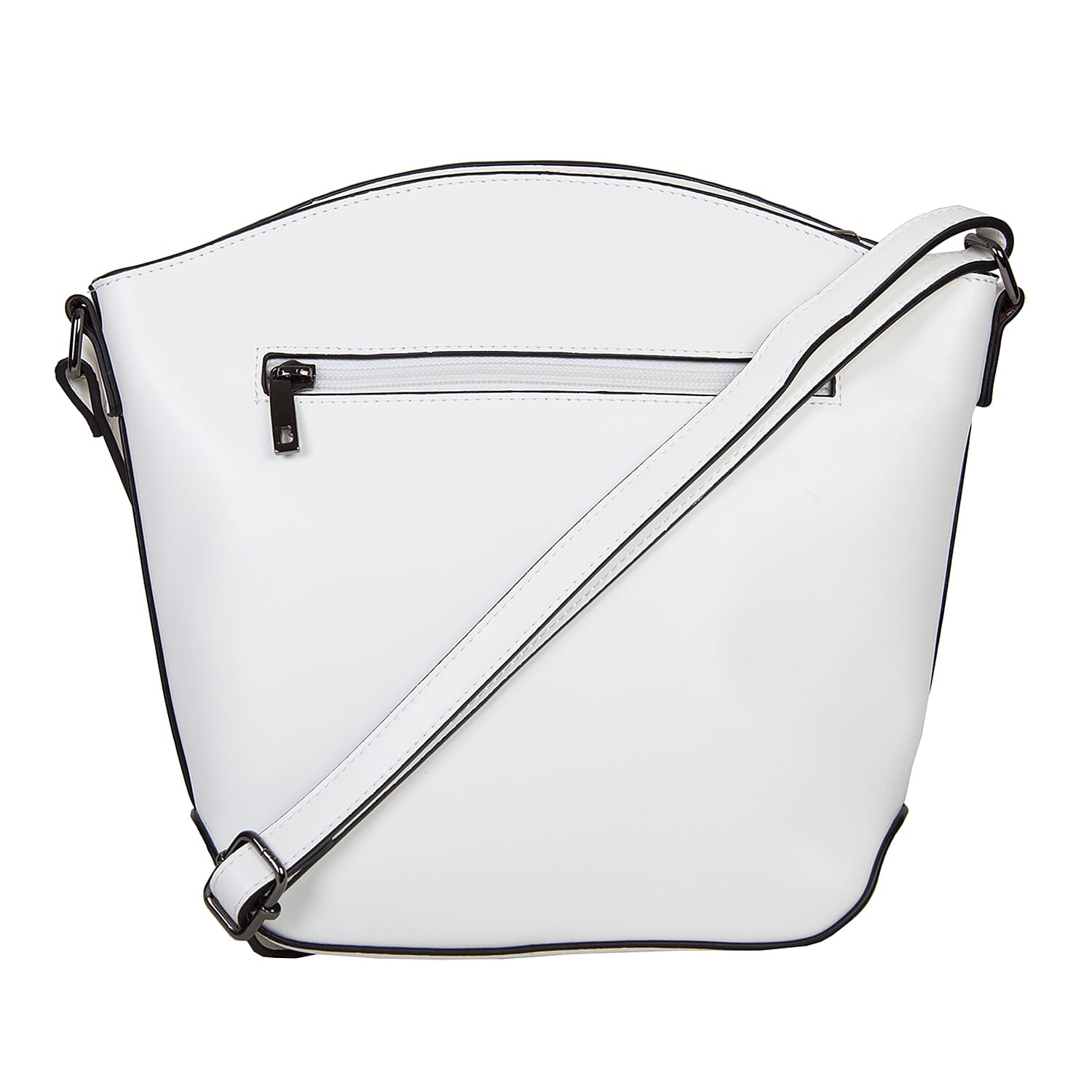 Bulaggi Collection - Kayla Bucket Crossbody Bag (Size 18x24x09 cm) - White