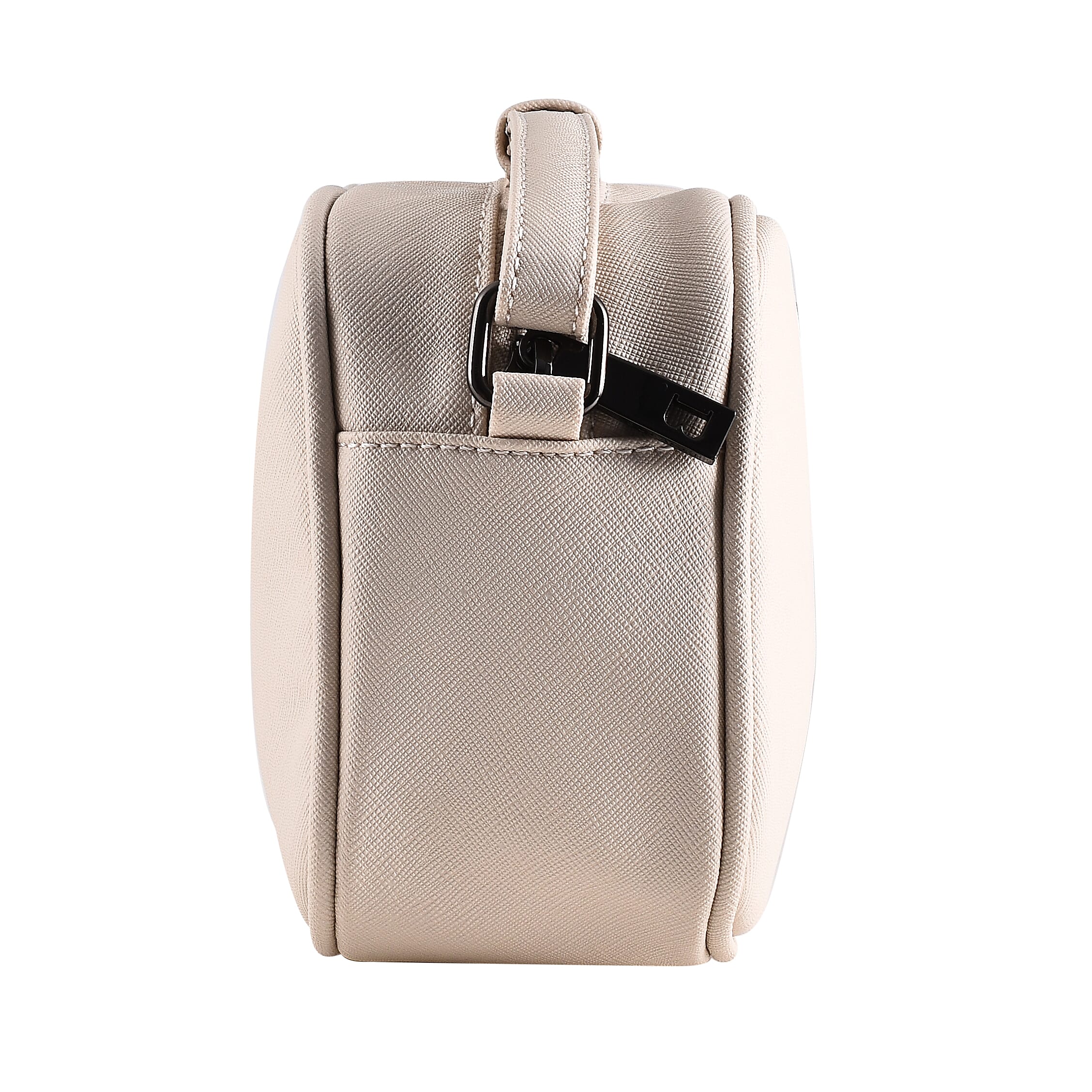 Bulaggi Collection - Gauze Crossbody Bag with Adjustable Shoulder Chain - Bone White