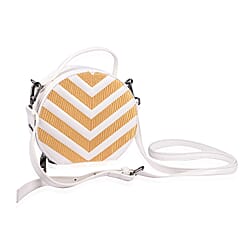 Bulaggi Zigzag Circle bag in Yellow