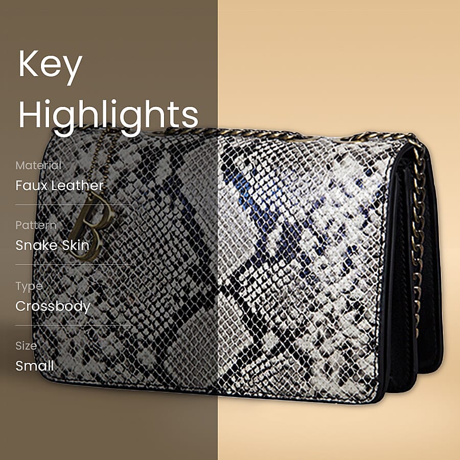 Bulaggi Collection - Tivoli Crossbody Bag with Magnetic Clasp Closure  - Black