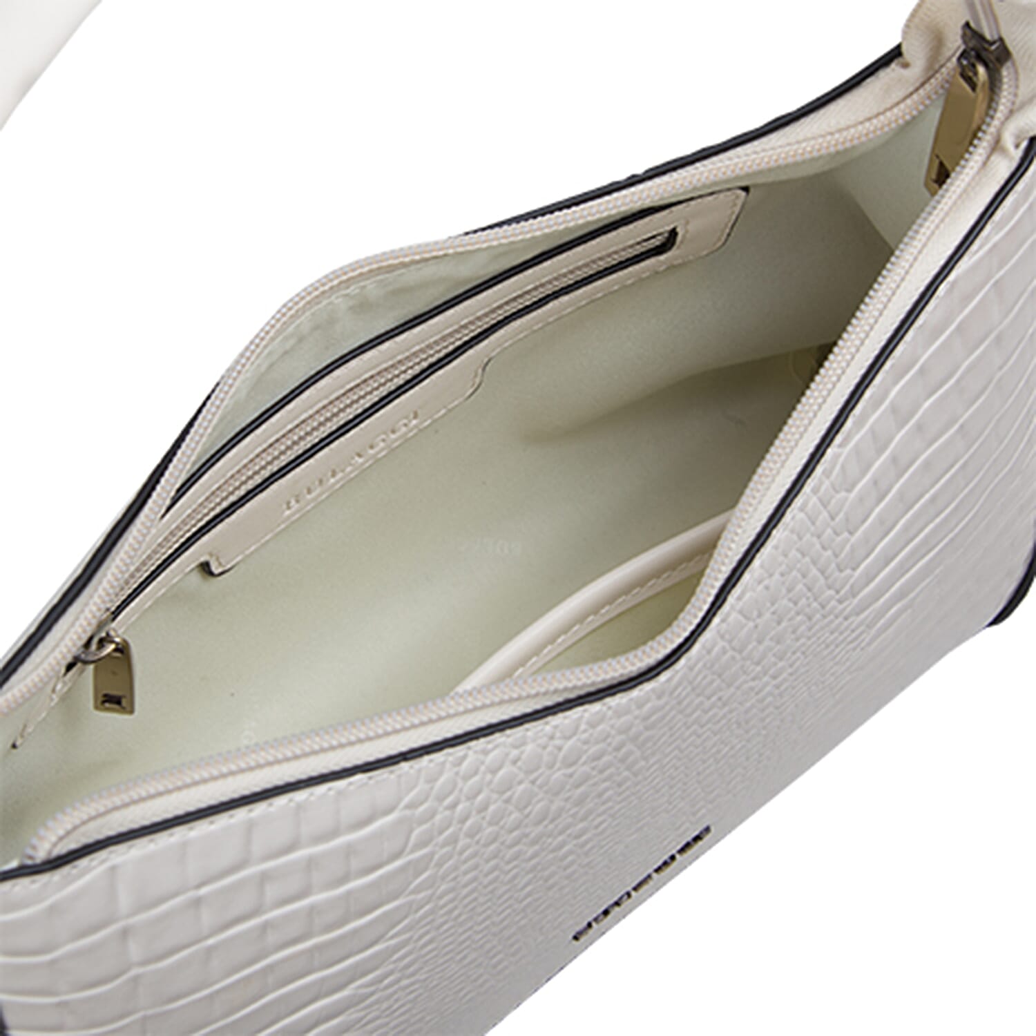 Bulaggi Collection - Hortense Baguette Handbag (Size 31x16x8cm) - Bone White