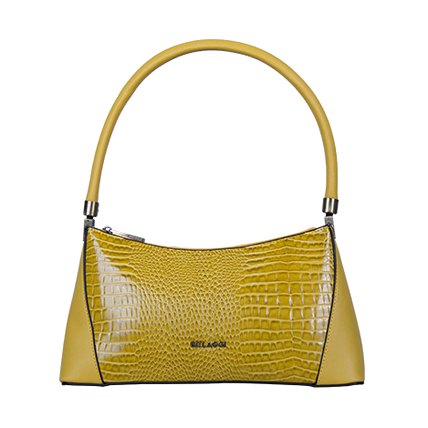 Bulaggi Collection - Hortense Baguette Handbag (Size 31x16x8cm) - Yellow
