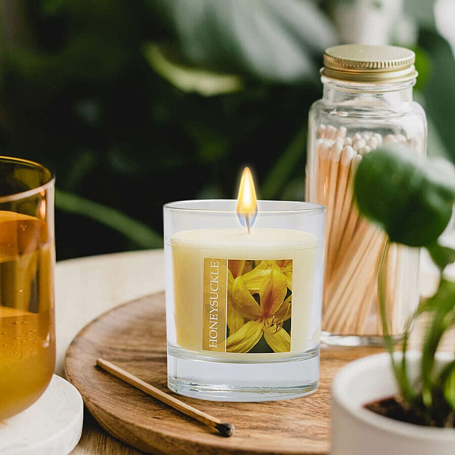WAX LYRICAL Medium Honeysuckle Candle (190g) -  Burn Time 35Hrs
