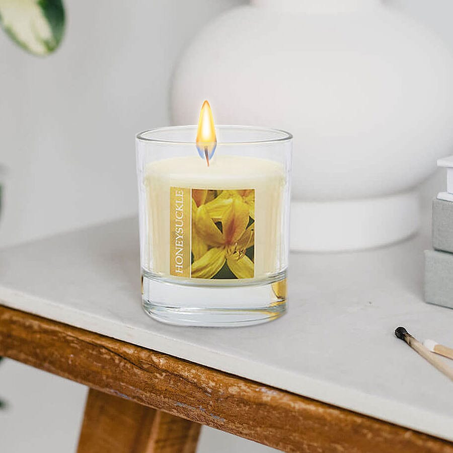 WAX LYRICAL 2 Piece Set - Honeysuckle Reed 100 ml Diffuser & 190g Candle Gift Set