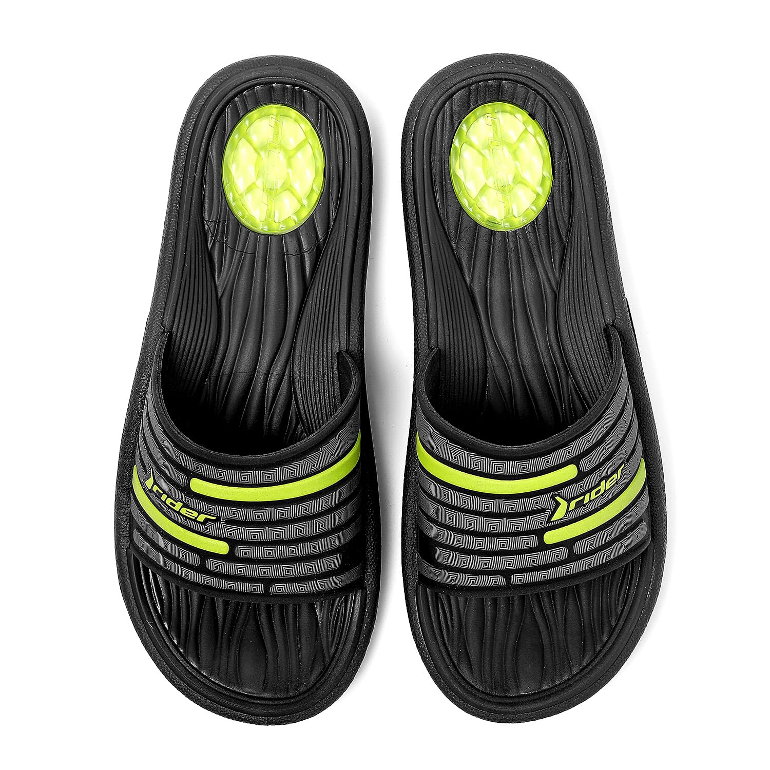 Rider Montana Mens Slip On Sliders (Size 7) - Black