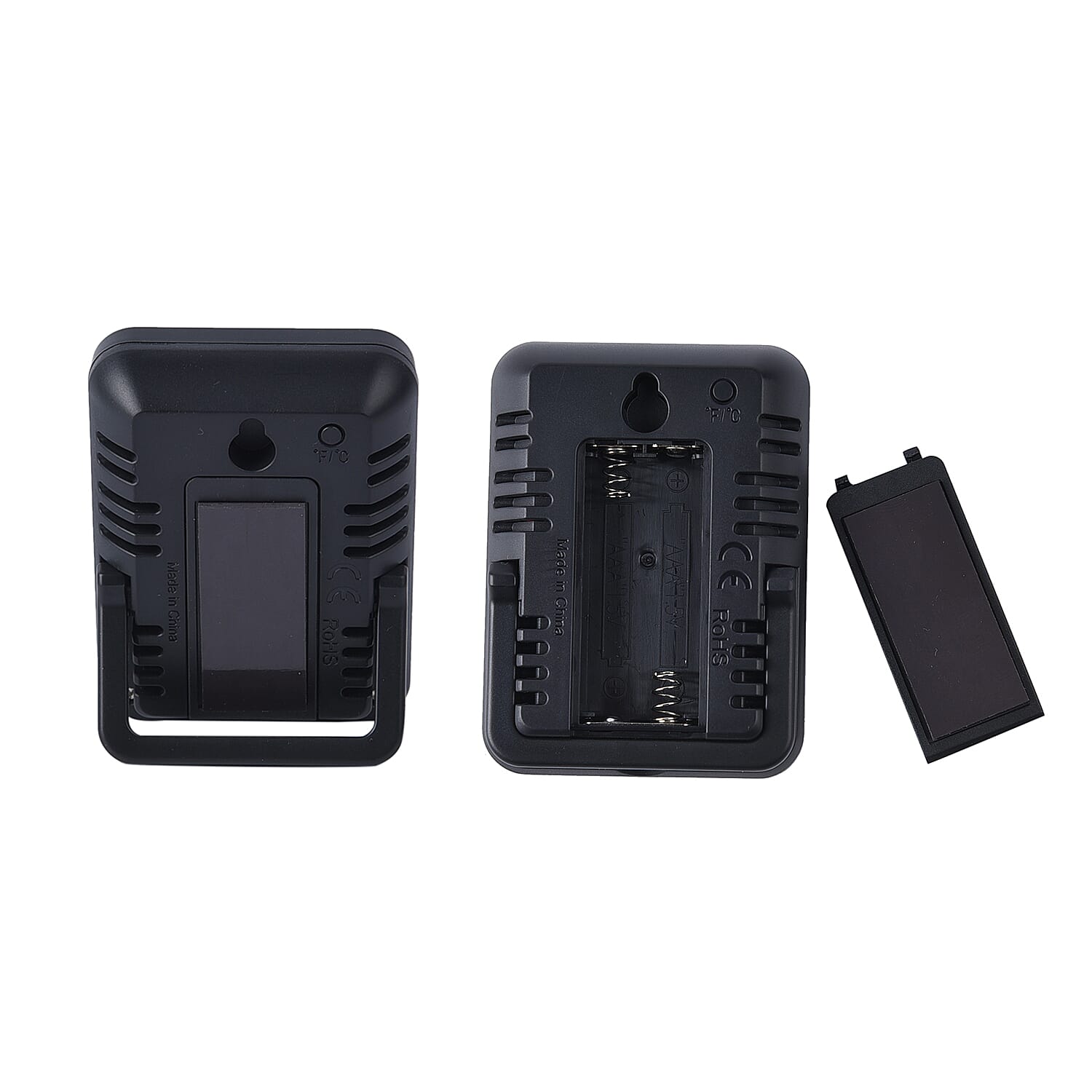 Digital Thermo - Hygrometer Electronic Temperature and Humidity Meter Clock (Size:8x6x2 Cm)