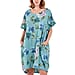 Nova of London - Floral High Low Linen Two Pocket Dress (Size 8-18) - Mint Green