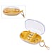 Travel plastic jewelry organizer with a detachable hook 