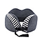 Comfy Neck Pillow with Buckle Closure - Gray