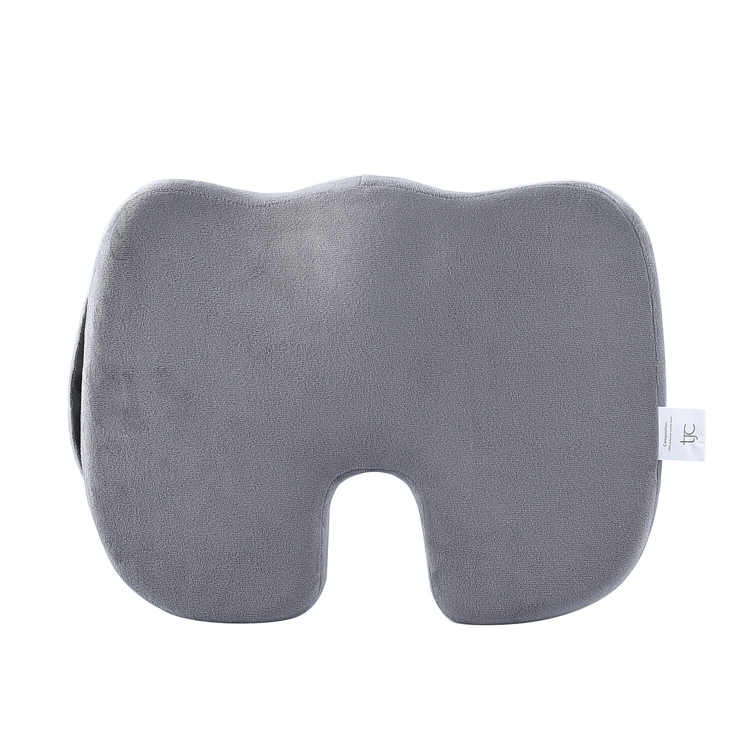 Comfy Memory Foam Seat Cushion (Size 44x35x7Cm) - Grey