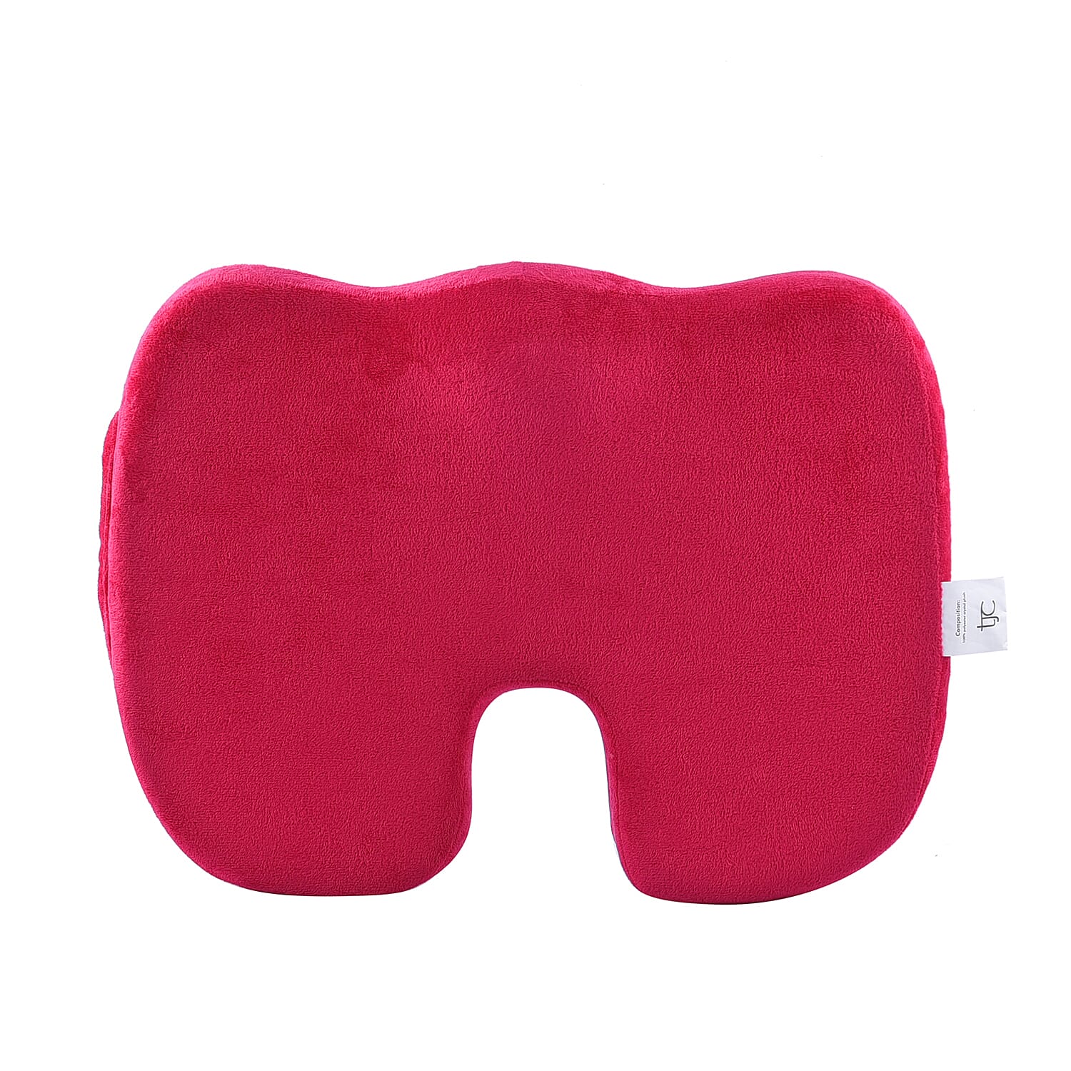 Comfy Memory Foam Seat Cushion (Size 44x35x7Cm) - Pink