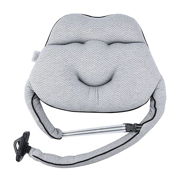 Multi Function Back Support Cushion with Mobile Phone Holder (Size 33x50Cm) - Grey