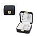 Stylish LED Light Mirror Jewellery Box wih Lock  Size 10x10x5 Cm - Black