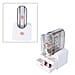 Portable Transparent Earrings Display Jewellery Organiser with 2 Drawer - Blue