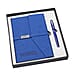 Classic Notebook and Pen Gift Set  - Blue