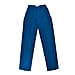 Emma Half Elasticated Comfortable Summer Trousers in BLUE Inside Leg 