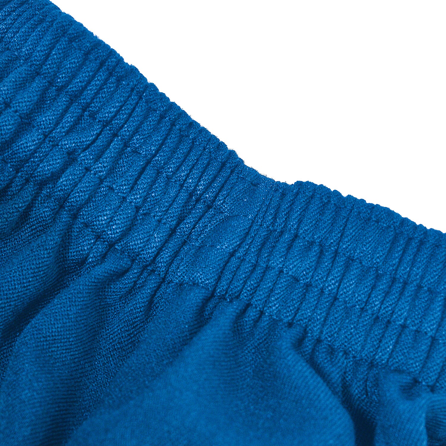 Emma Half Elasticated Comfortable Summer Trousers in WHITE