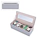 5 Slot Watch Box with Transparent Window - Navy Blue Colour