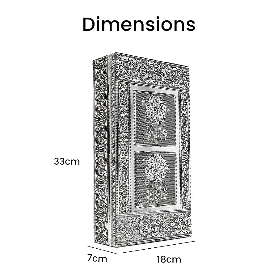 Handcrafted Dream Catcher Jewellery Armoire with Velvet Lining and Clasp (Size 32x17x7Cm)