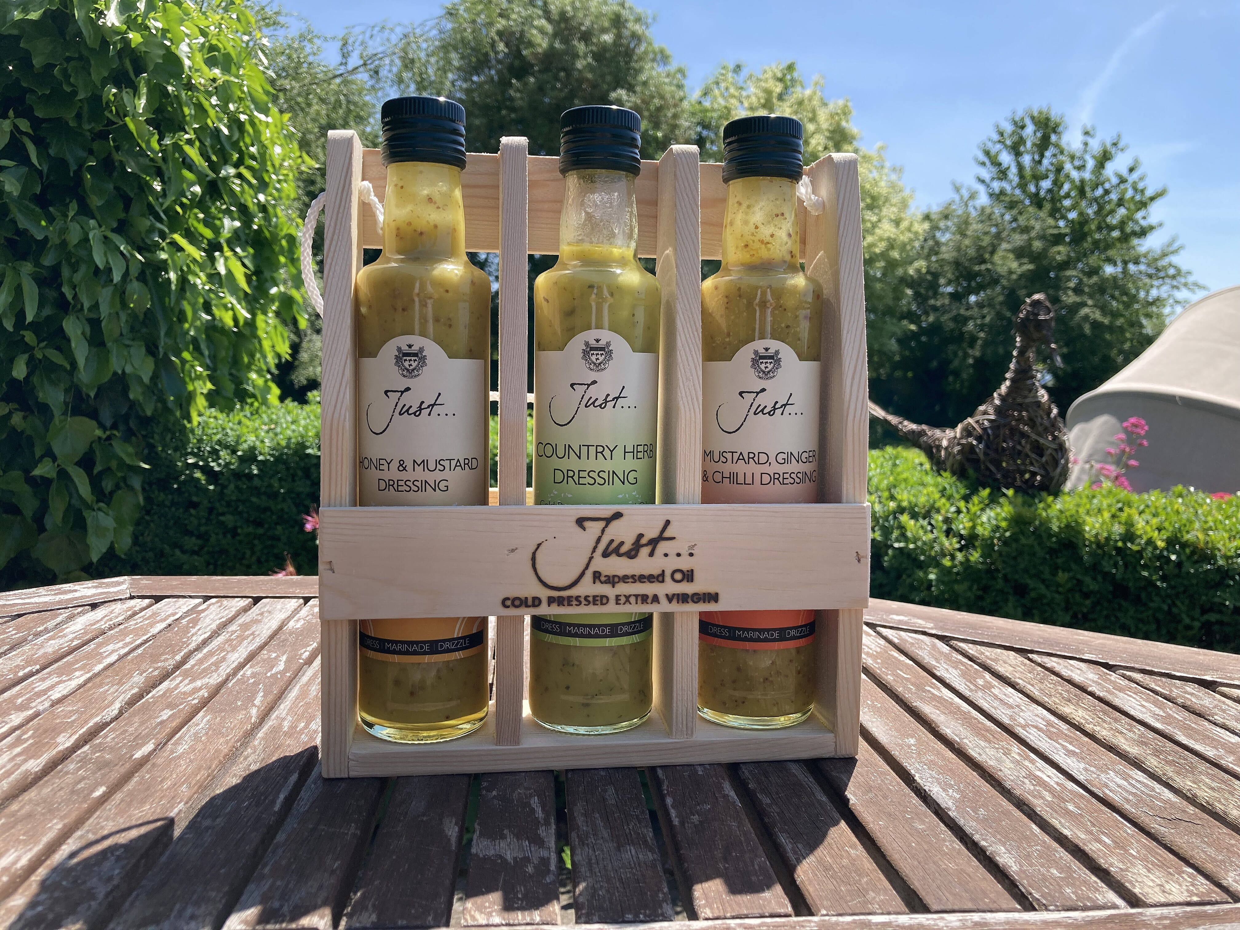 Set of 3 - Just Oil Dressings Rack