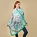 JOVIE Viscose Printed Scarf - Mint and Green