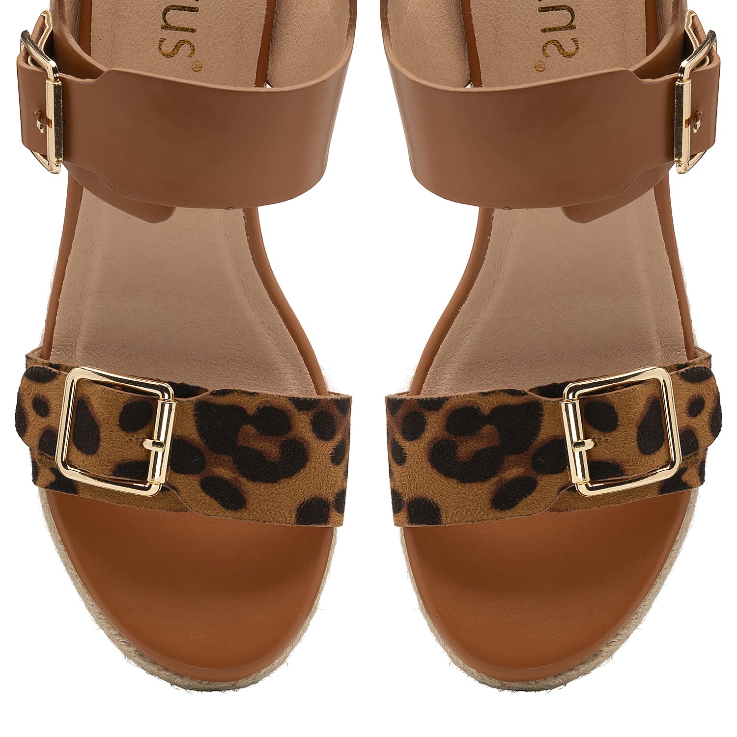 Lotus Primrose Wedge Sandals (Size 7) - Tan