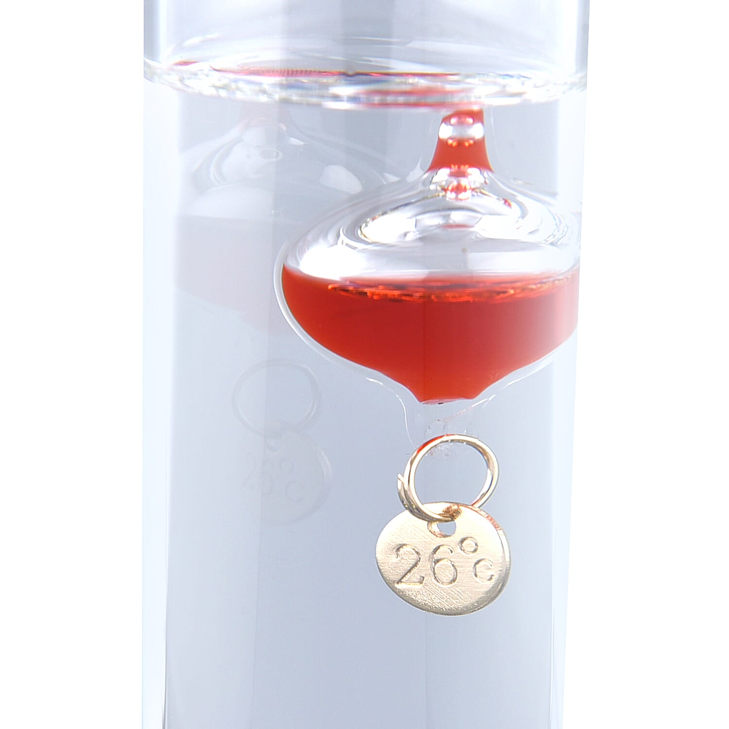 Galileo Thermometer with Floating Balls (28x5 CM) - Multi Colour