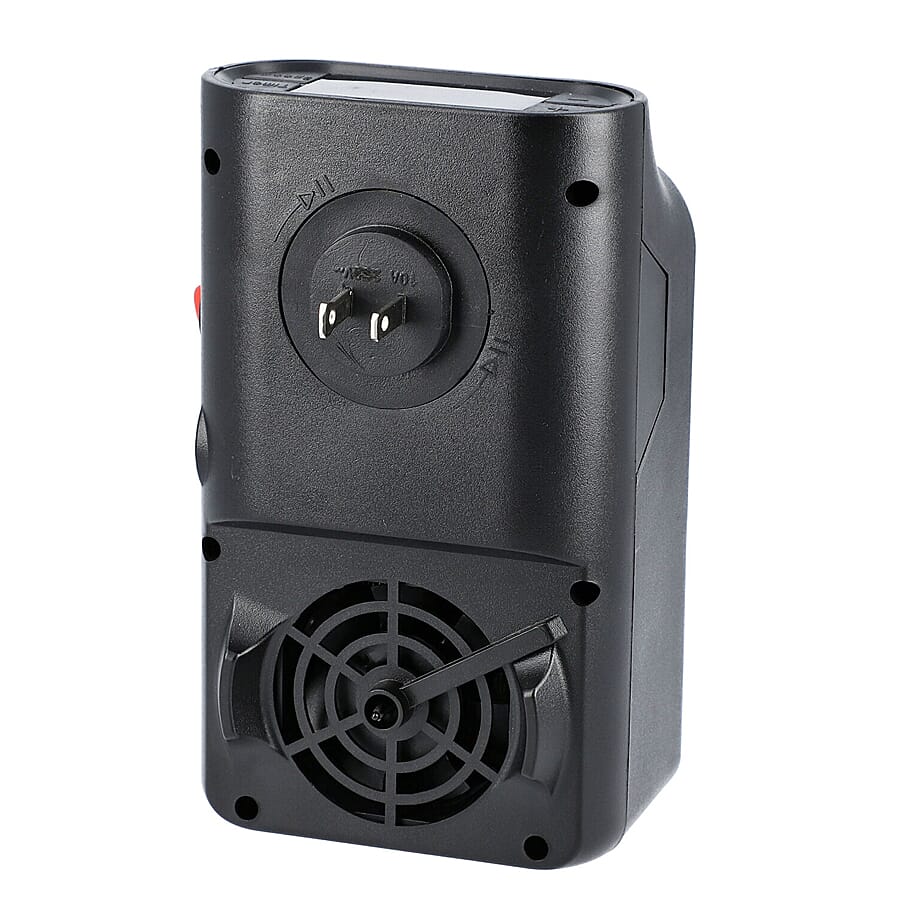 Portable Electric Flame Space Heater with Remote Control (Size 18x12x11Cm)