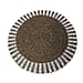 Bali Collection Handmade Woven Seagrass Rug - White and Light Brown