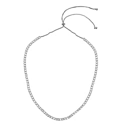 Pink Cubic Zirconia  Necklace (Size - 26 Adjustable ) in Rose Gold Tone