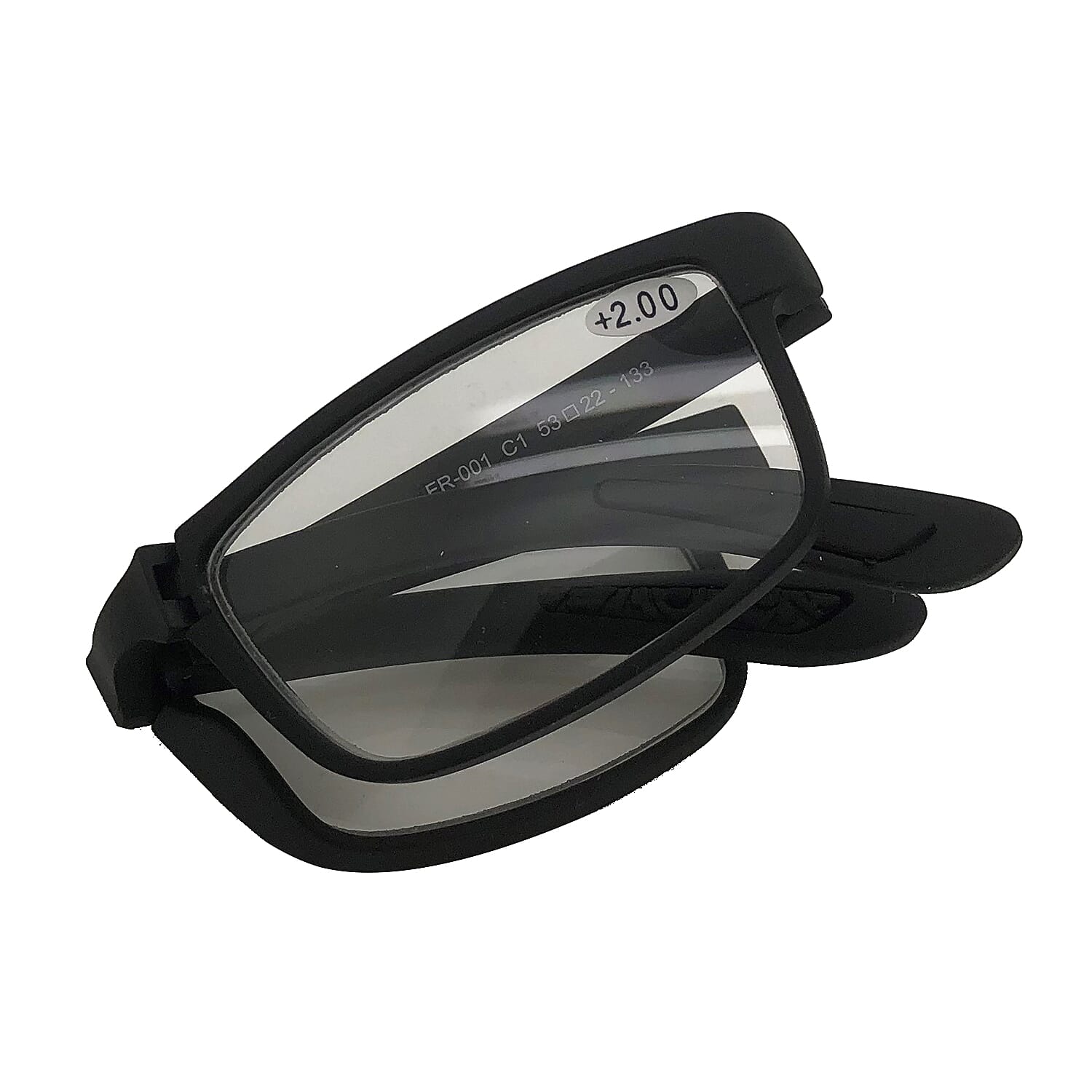 OXFORD Foldable Black Reading Glasses (-2.5 Focus)
