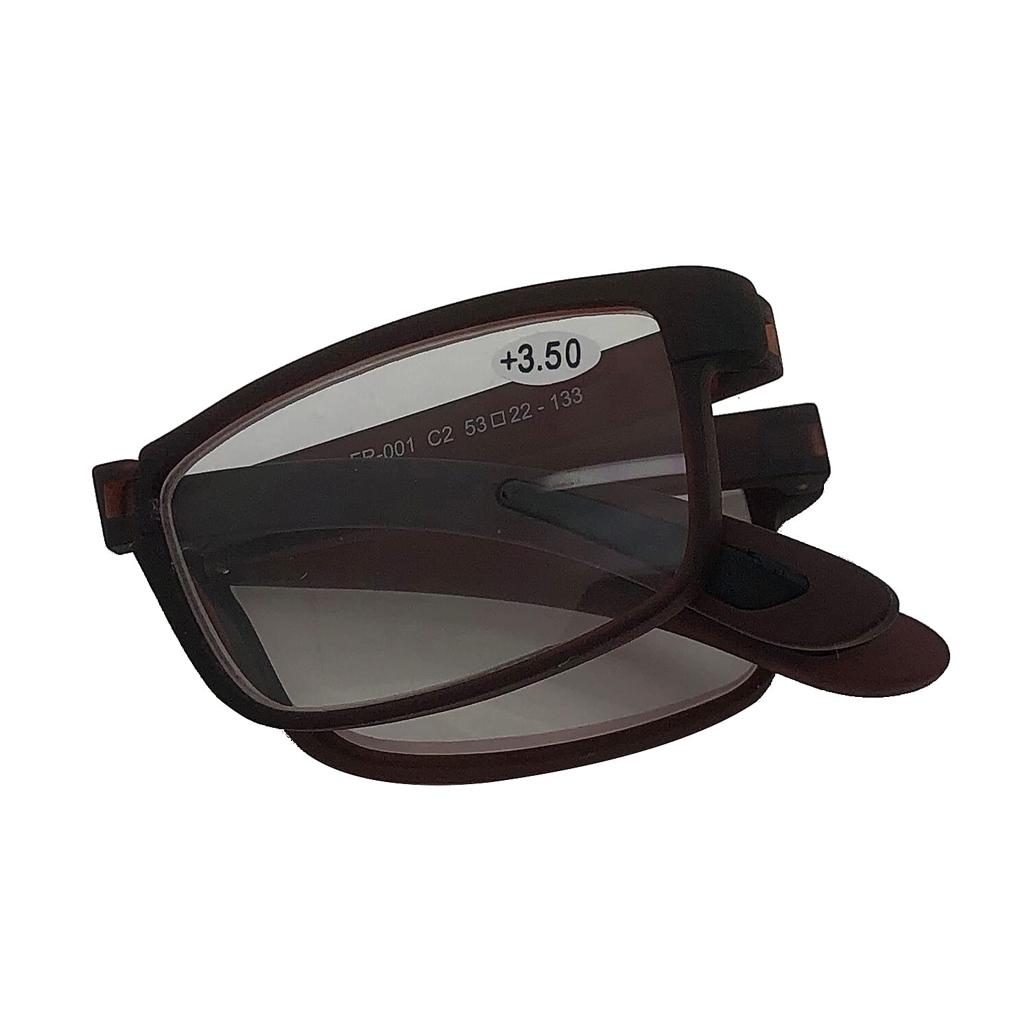RETROPEEPERS Morgan Square Reading Glasses -3 - Dark Brown
