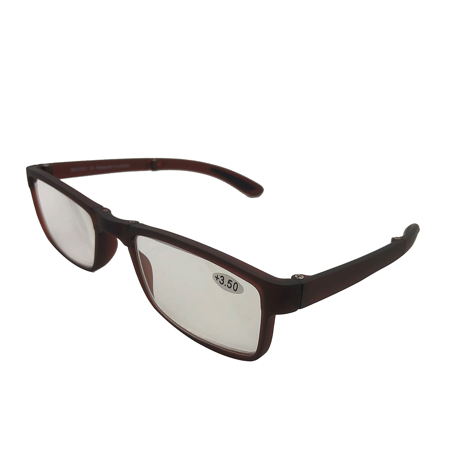 RETROPEEPERS Morgan Square Reading Glasses -3.5 - Dark Brown