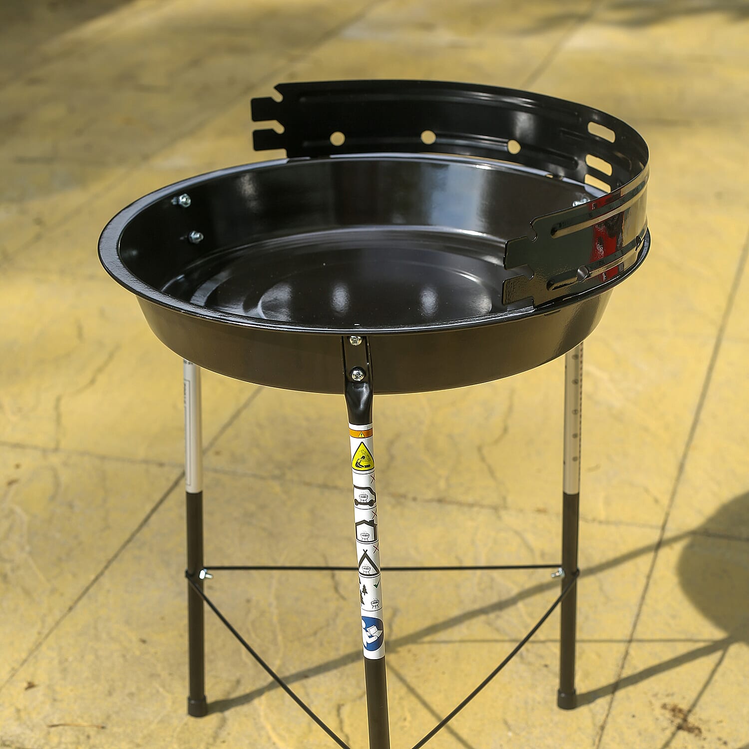 Portable Multipurpose Barbeque Grill (Size 43x33cm) - Black