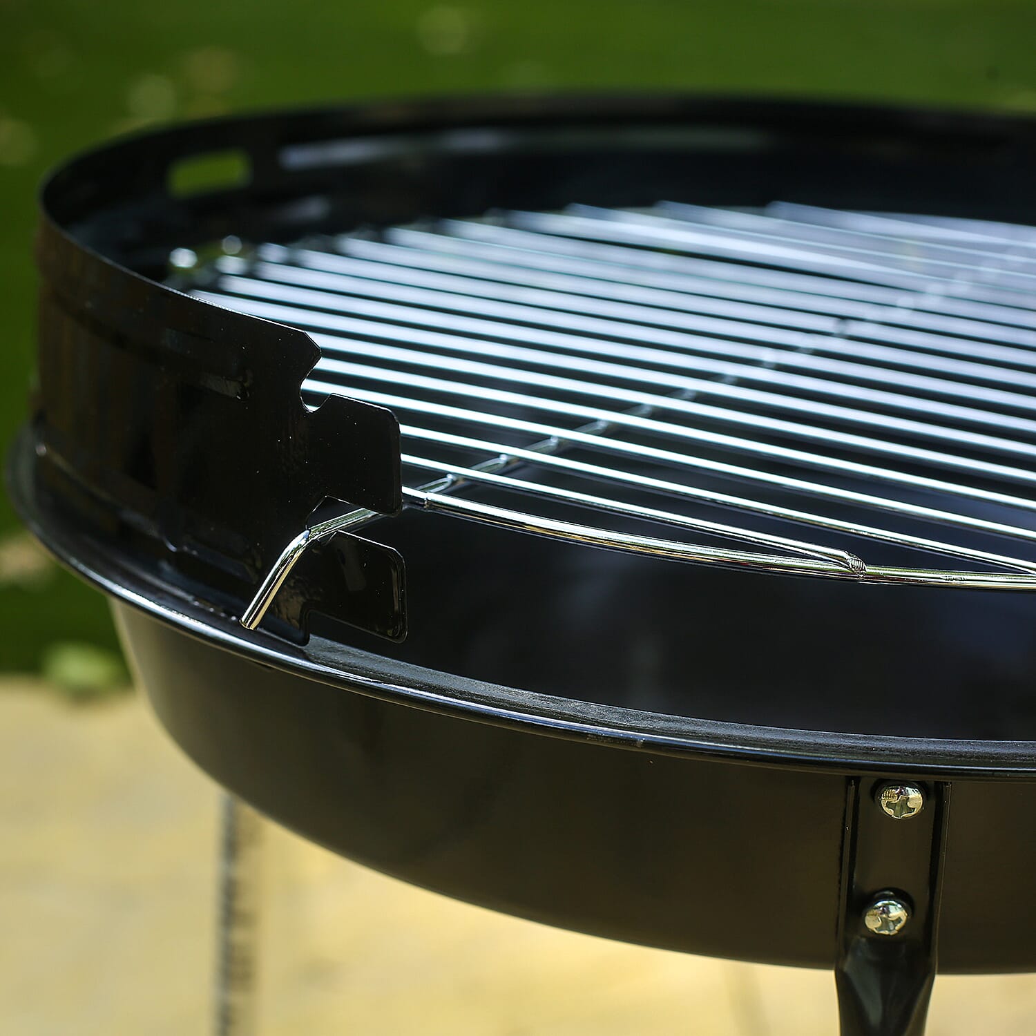 Portable Multipurpose Barbeque Grill (Size 43x33cm) - Black