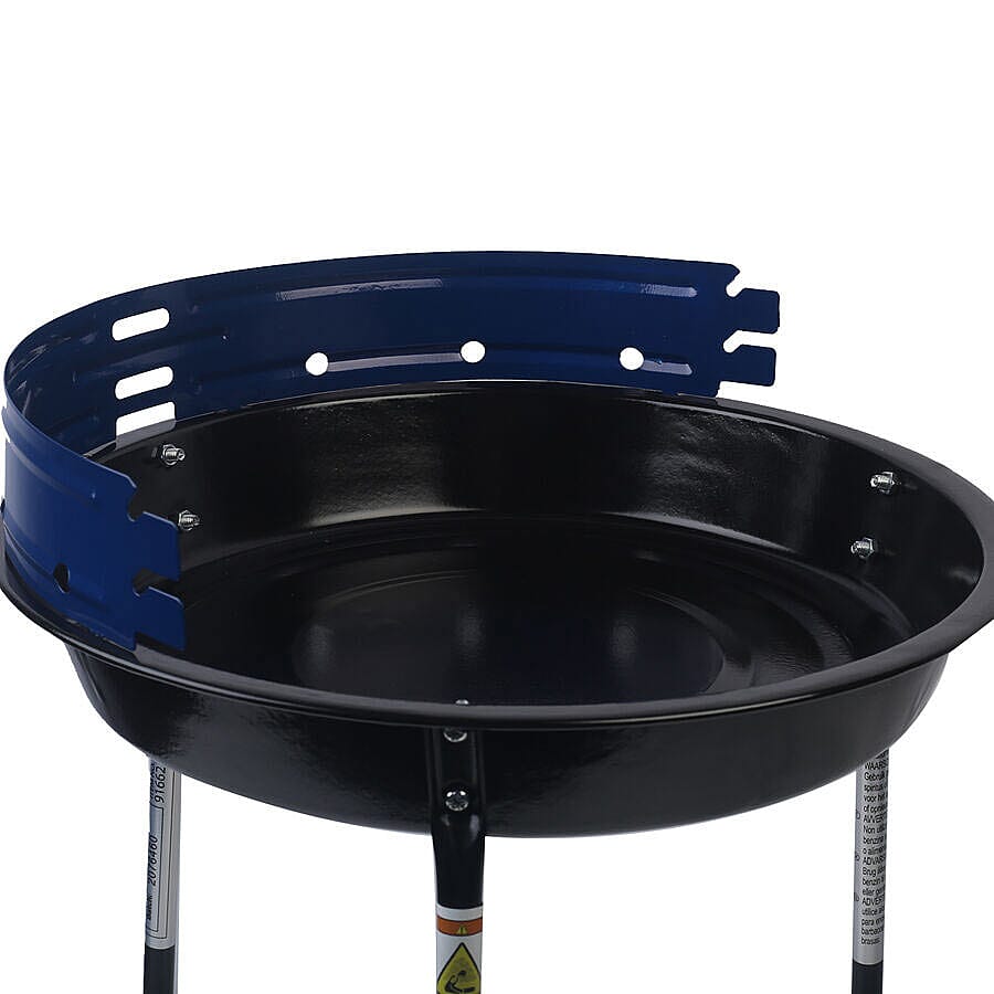 Portable Multipurpose Barbeque Grill (Size 43x33cm) - Blue